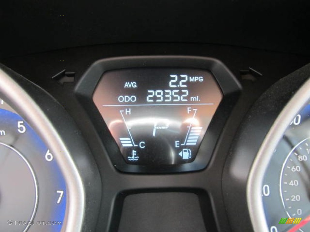 2012 Elantra GLS - Shimmering Silver / Gray photo #20
