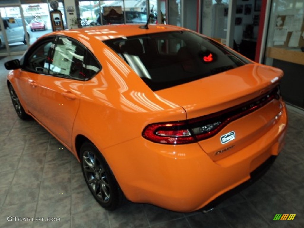 2013 Dart SXT - Header Orange / Black photo #3