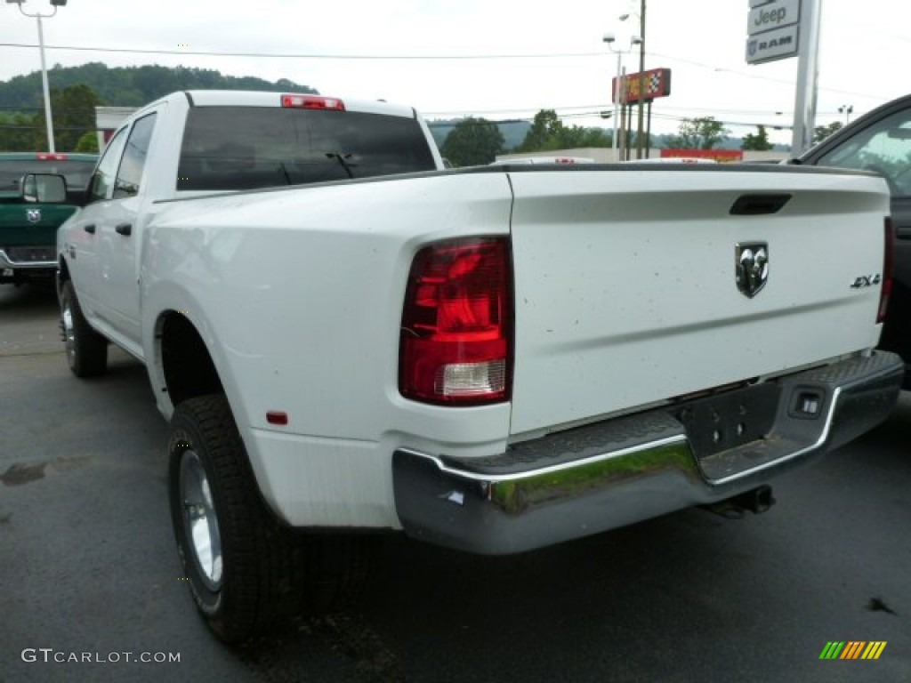 Bright White 2012 Dodge Ram 3500 HD ST Crew Cab 4x4 Dually Exterior Photo #84323649