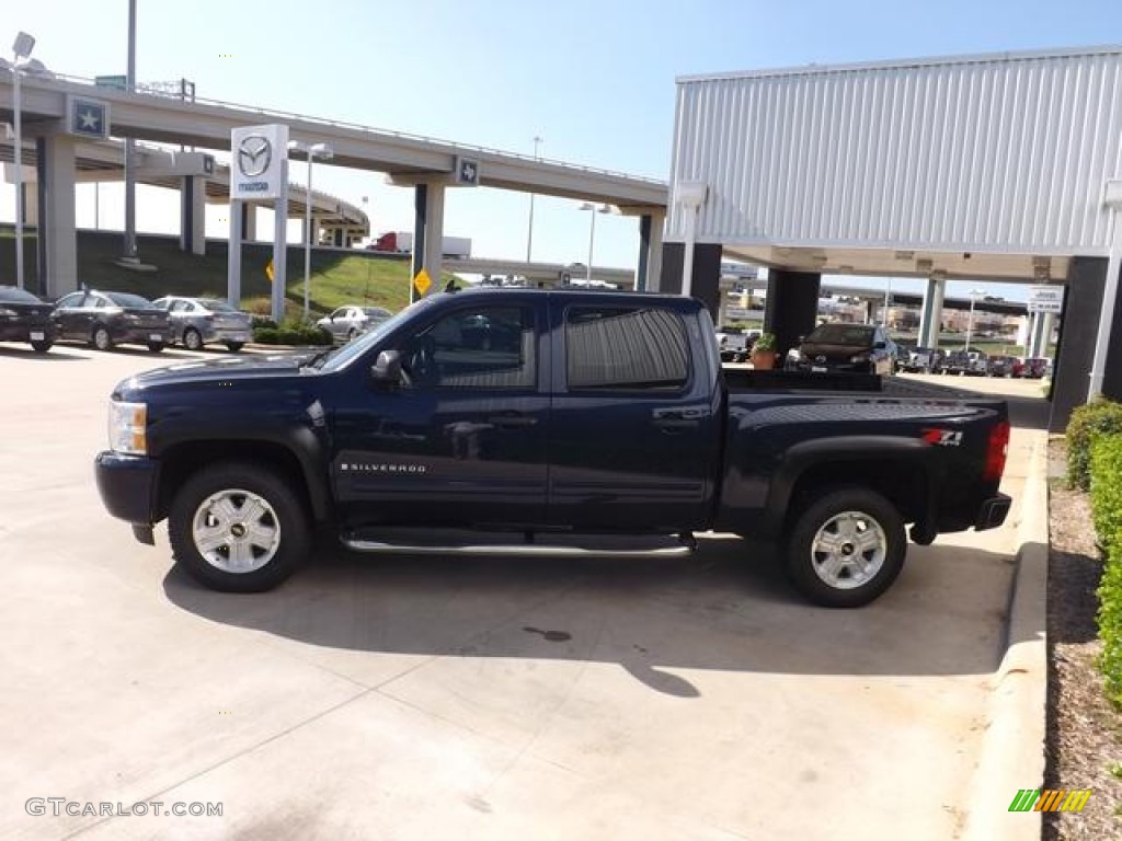 2009 Silverado 1500 LT Z71 Crew Cab 4x4 - Imperial Blue Metallic / Ebony photo #6