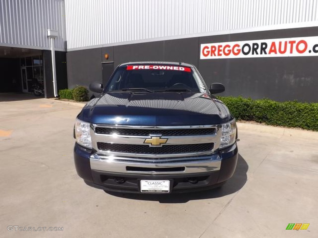 2009 Silverado 1500 LT Z71 Crew Cab 4x4 - Imperial Blue Metallic / Ebony photo #8