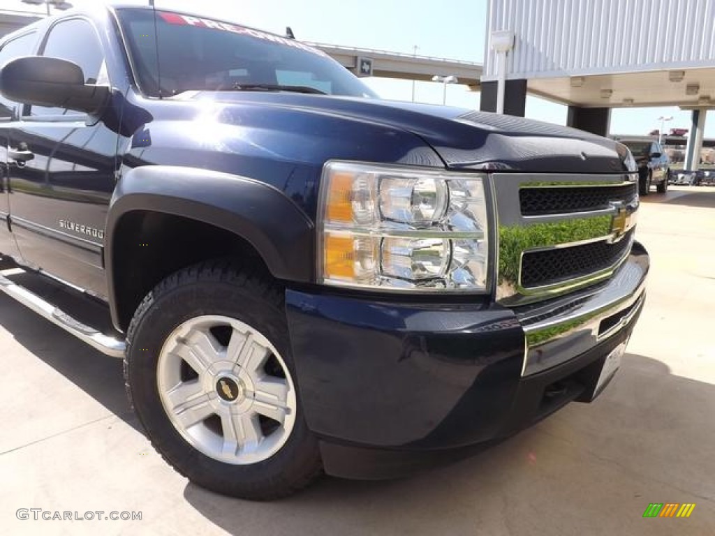 2009 Silverado 1500 LT Z71 Crew Cab 4x4 - Imperial Blue Metallic / Ebony photo #14