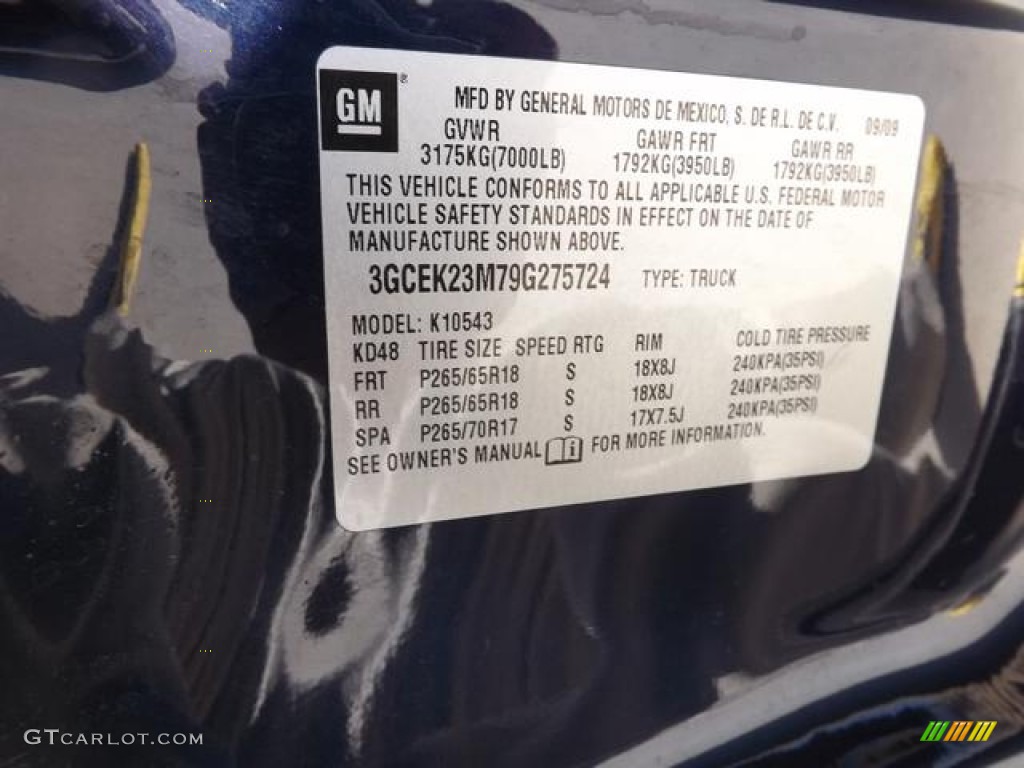 2009 Silverado 1500 LT Z71 Crew Cab 4x4 - Imperial Blue Metallic / Ebony photo #30