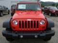 2013 Rock Lobster Red Jeep Wrangler Unlimited Sport S 4x4  photo #9