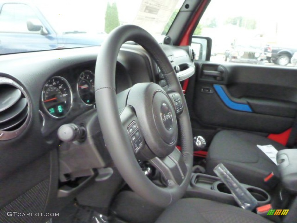 2013 Wrangler Unlimited Sport S 4x4 - Rock Lobster Red / Black photo #16