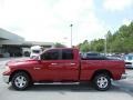 2010 Inferno Red Crystal Pearl Dodge Ram 1500 SLT Quad Cab 4x4  photo #2