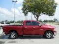 2010 Inferno Red Crystal Pearl Dodge Ram 1500 SLT Quad Cab 4x4  photo #9