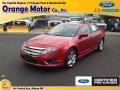2011 Red Candy Metallic Ford Fusion Sport  photo #1
