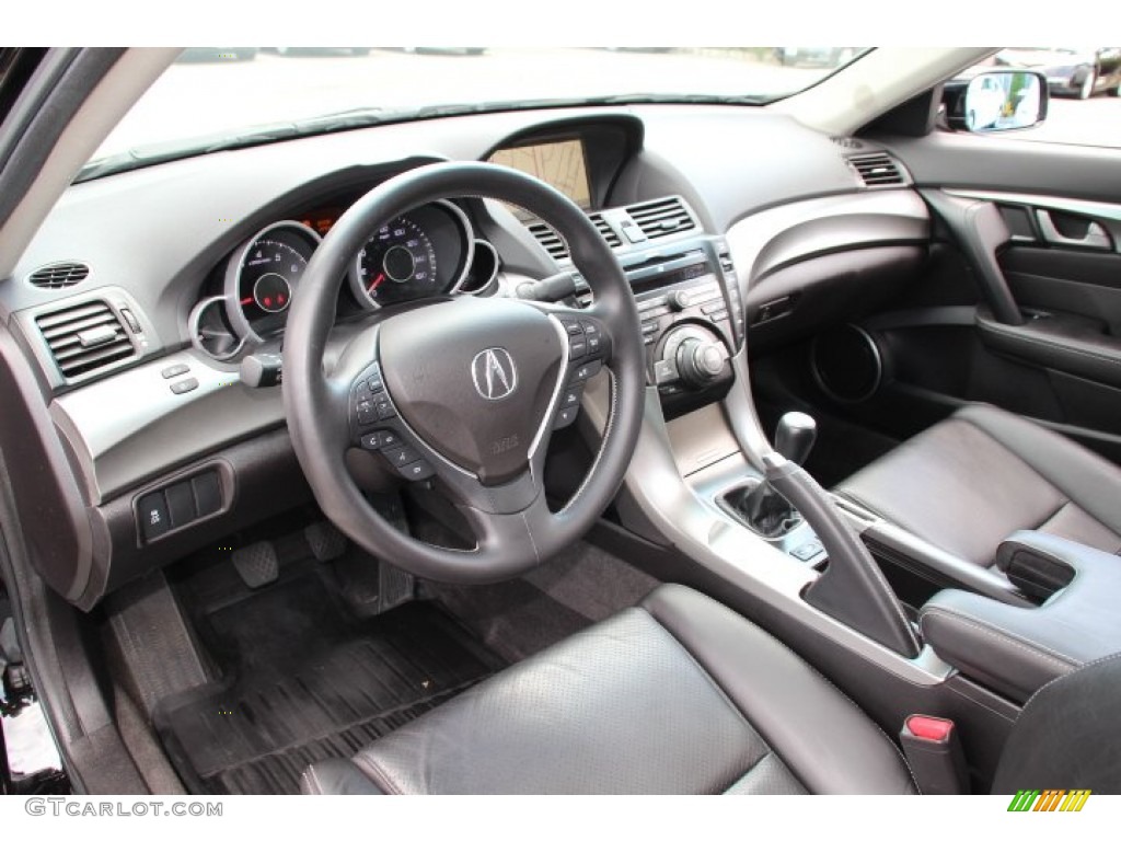 Ebony Interior 2010 Acura TL 3.7 SH-AWD Photo #84327825