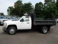 Summit White 2014 Chevrolet Silverado 3500HD WT Regular Cab Dump Truck Exterior