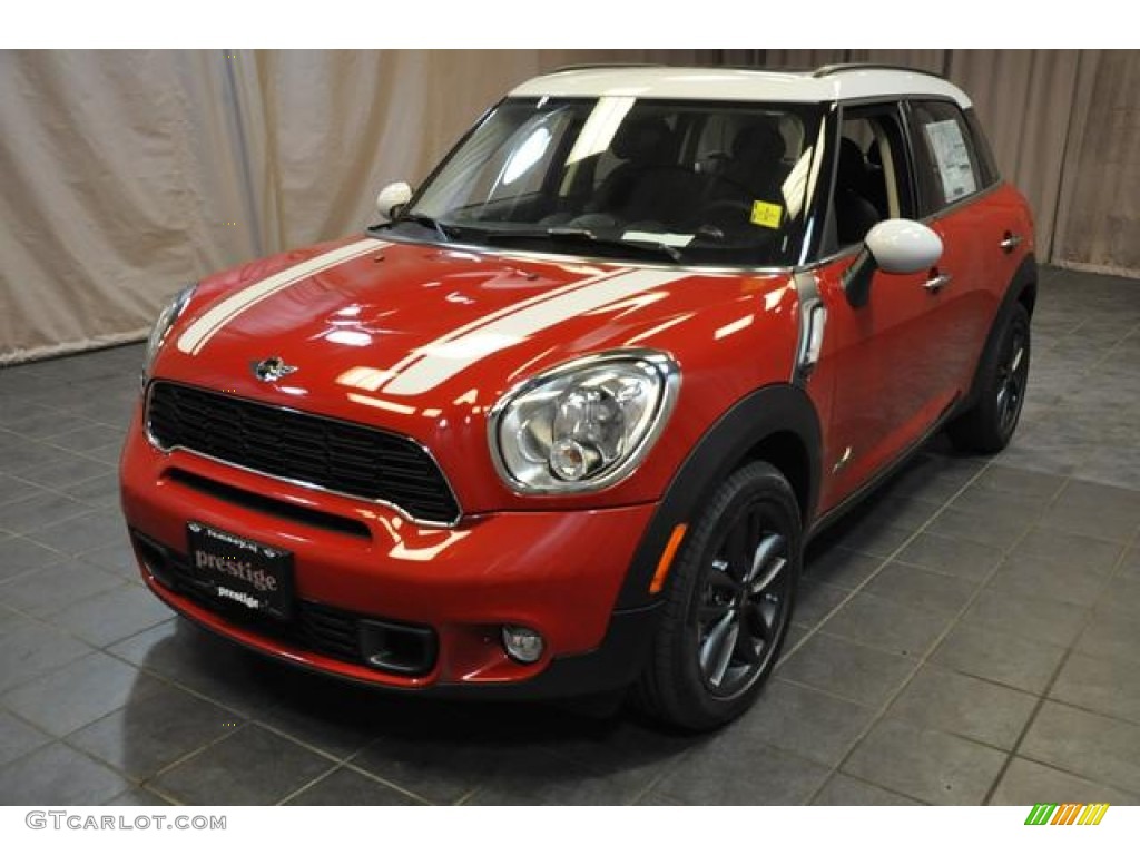 2013 Cooper S Countryman ALL4 AWD - Blazing Red / Carbon Black photo #1