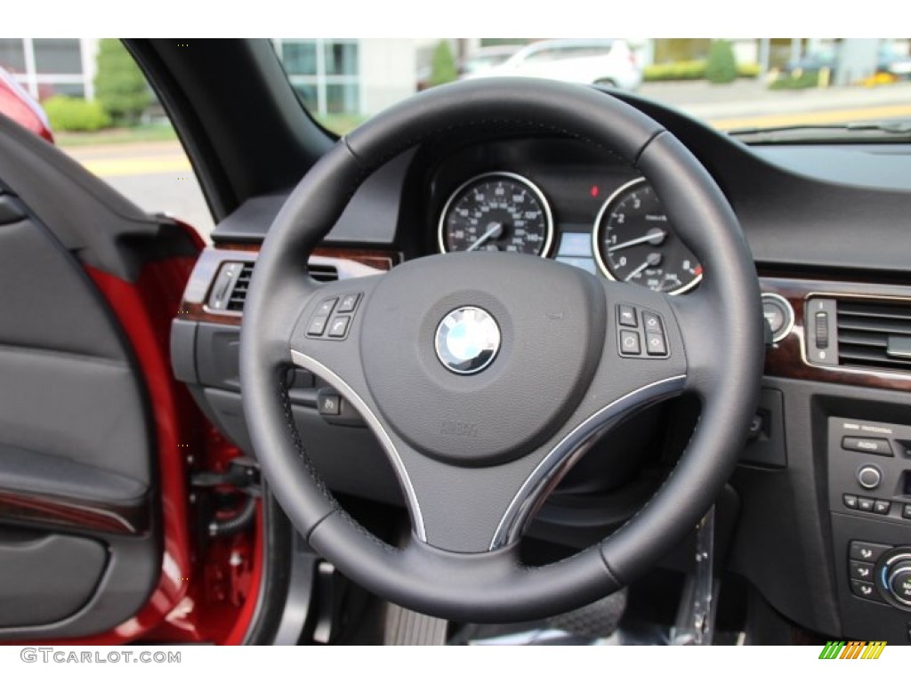 2013 3 Series 328i Convertible - Vermillion Red Metallic / Black photo #16