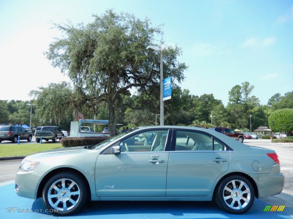 2008 MKZ Sedan - Moss Green Metallic / Sand photo #2