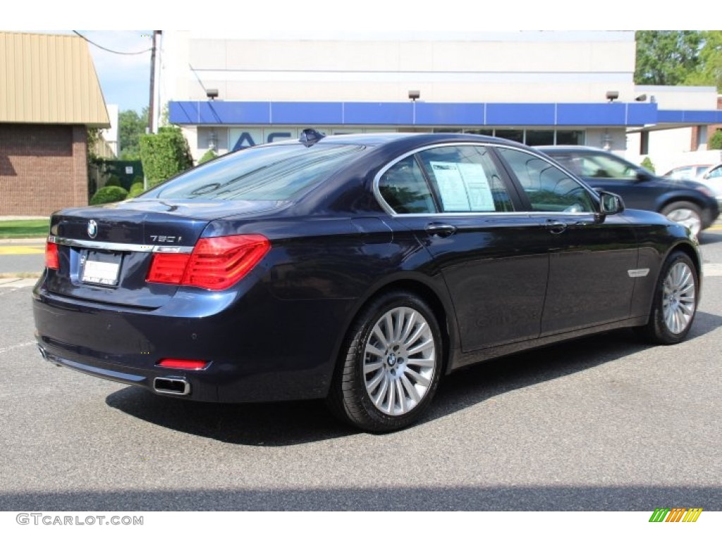 2012 7 Series 750i xDrive Sedan - Imperial Blue Metallic / Black photo #5