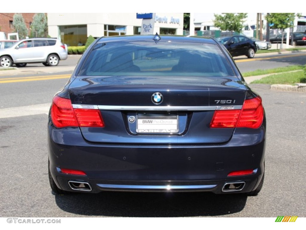 2012 7 Series 750i xDrive Sedan - Imperial Blue Metallic / Black photo #6