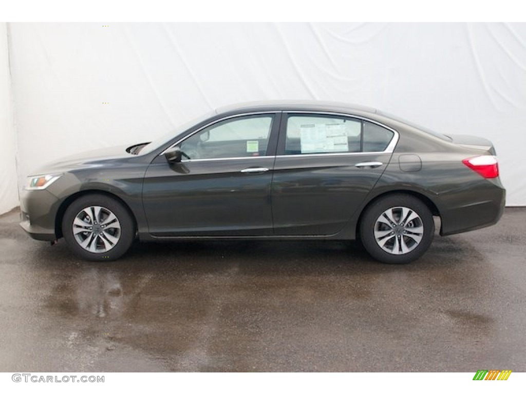 2013 Accord LX Sedan - Hematite Metallic / Black photo #4