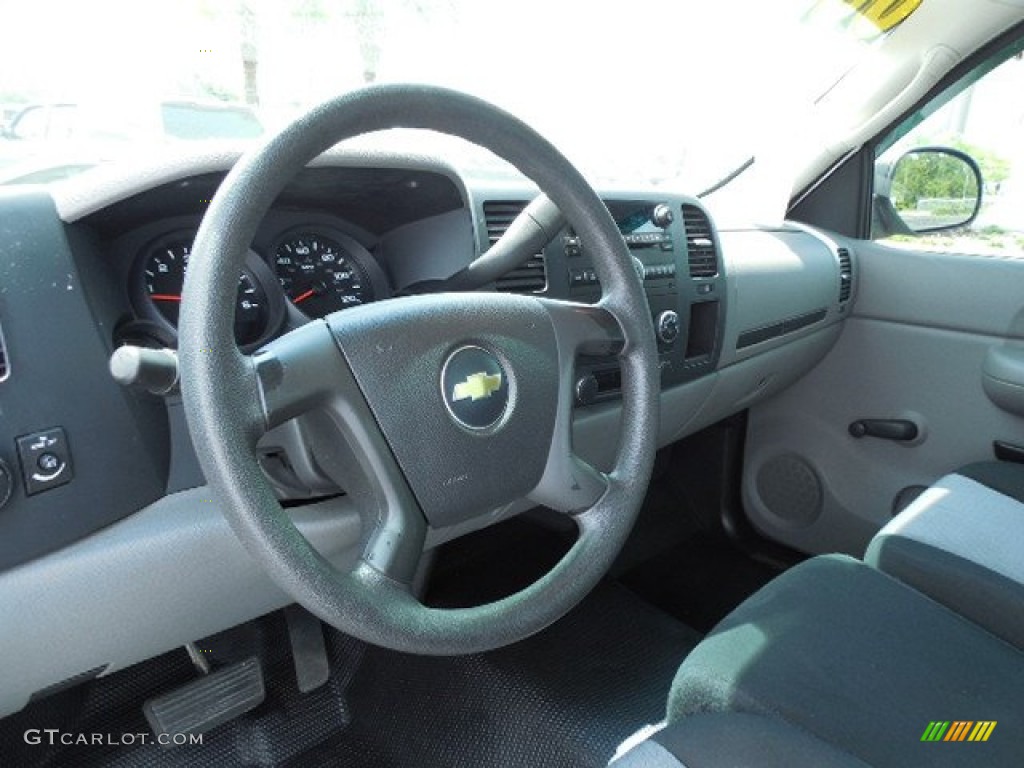 2008 Silverado 1500 Work Truck Regular Cab - Summit White / Dark Titanium photo #5