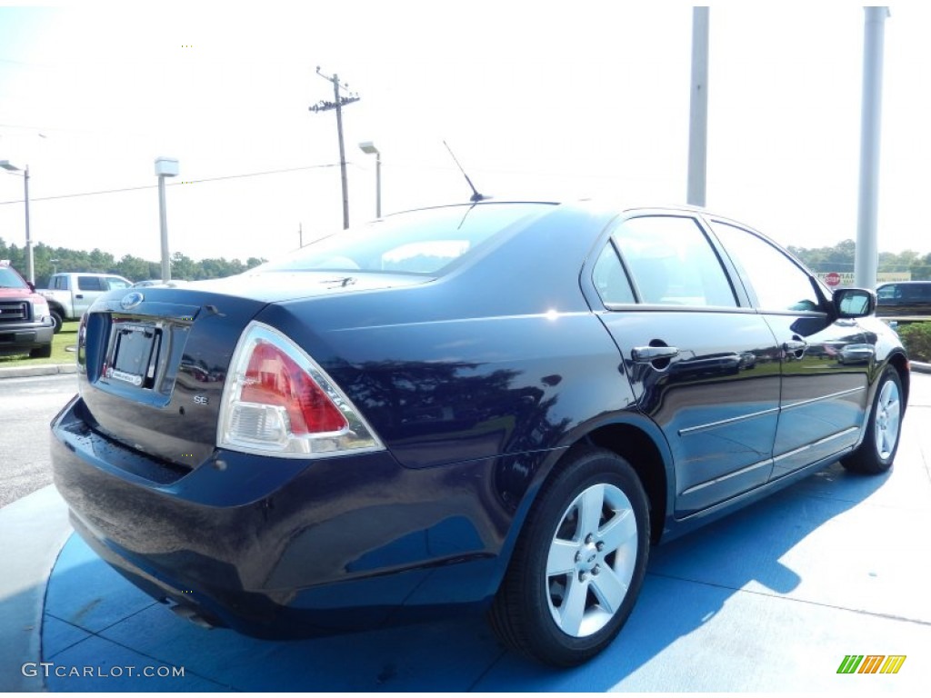 2008 Fusion SE - Dark Blue Ink Metallic / Medium Light Stone photo #5