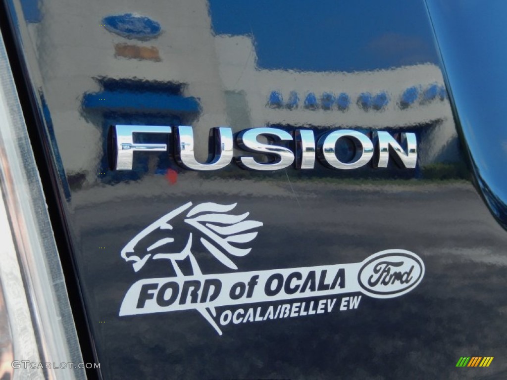 2008 Fusion SE - Dark Blue Ink Metallic / Medium Light Stone photo #9
