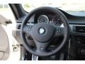 2013 BMW M3 Anthracite/Black Interior Steering Wheel Photo