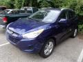 2011 Iris Blue Hyundai Tucson GLS  photo #3