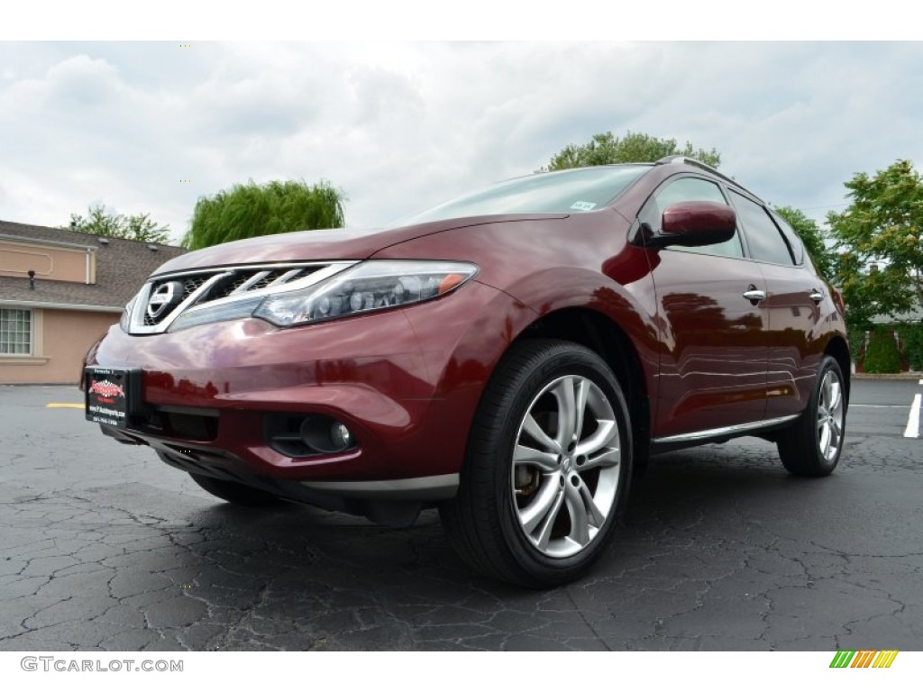 2011 Murano SL AWD - Merlot / Beige photo #1