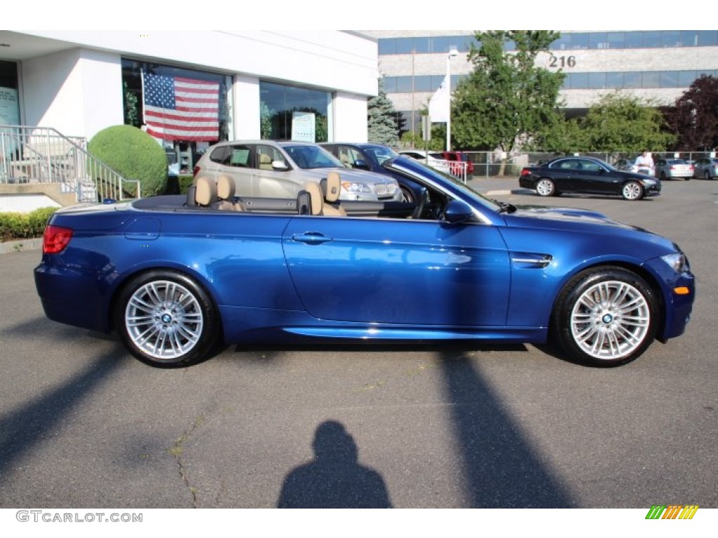 2011 M3 Convertible - Le Mans Blue Metallic / Bamboo Beige Novillo Leather photo #4