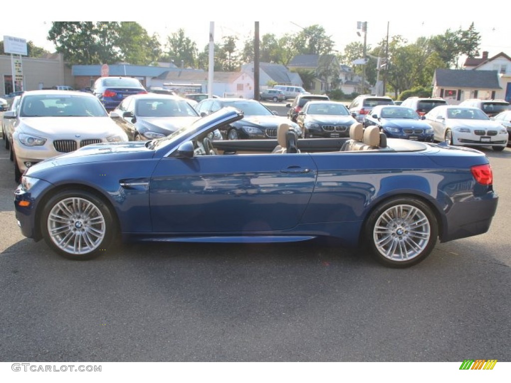 2011 M3 Convertible - Le Mans Blue Metallic / Bamboo Beige Novillo Leather photo #8