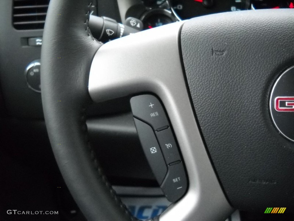 2013 Sierra 1500 SLE Crew Cab - Onyx Black / Ebony photo #22