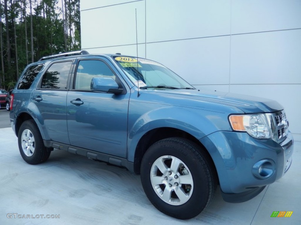 2012 Escape Limited - Steel Blue Metallic / Camel photo #7