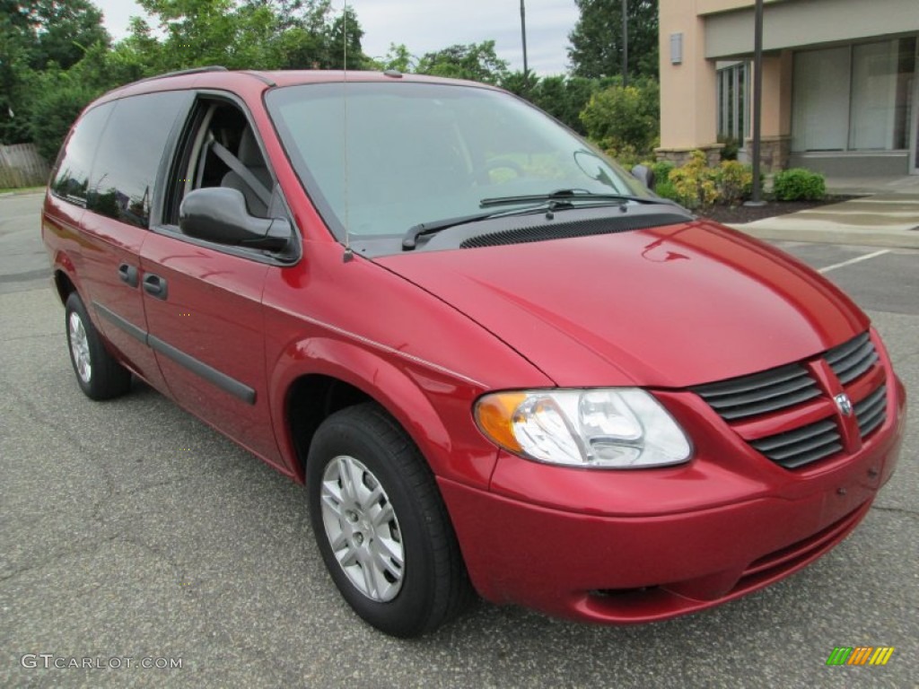 Inferno Red Crystal Pearl 2006 Dodge Grand Caravan SE Exterior Photo #84335535
