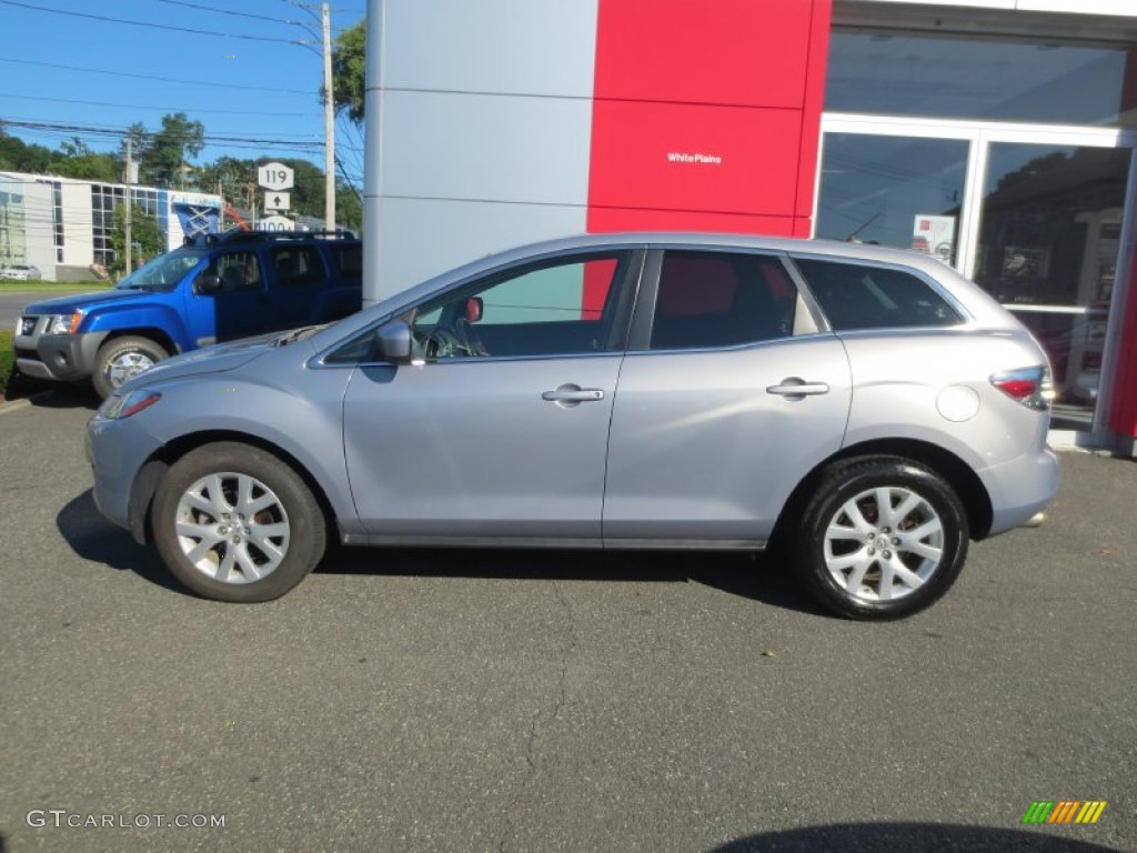 True Silver Metallic 2008 Mazda CX-7 Sport Exterior Photo #84335877