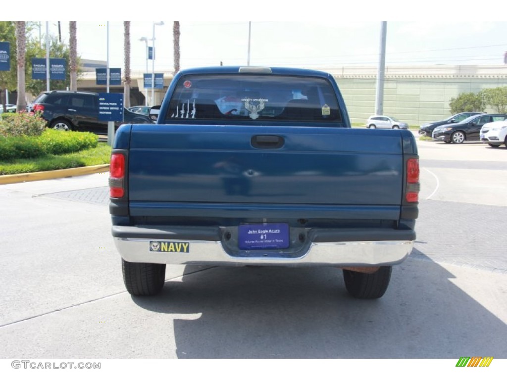 2000 Ram 1500 ST Extended Cab - Intense Blue Pearlcoat / Mist Gray photo #4