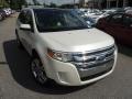 2013 White Platinum Tri-Coat Ford Edge Limited  photo #1