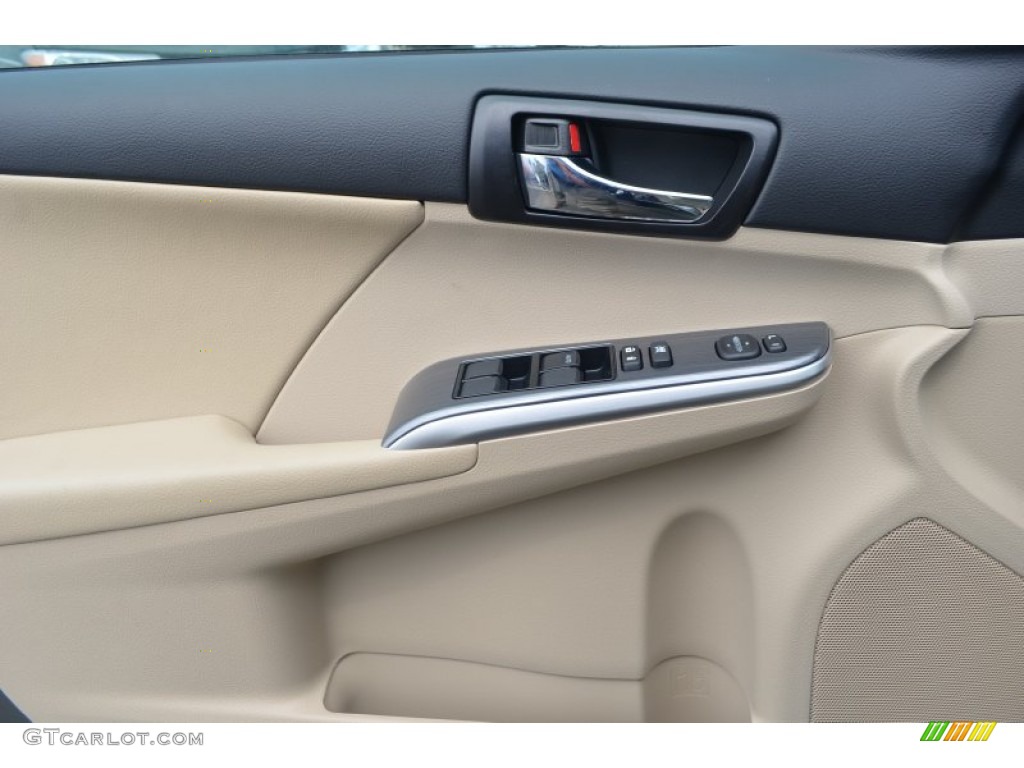 2013 Camry Hybrid XLE - Cypress Green Metallic / Ivory photo #4