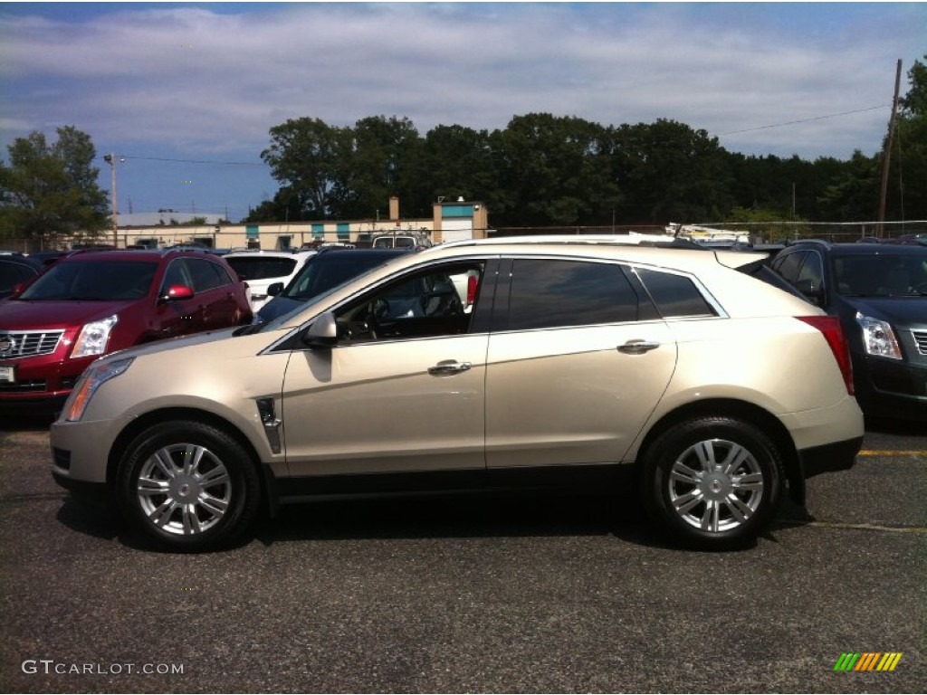 2011 SRX 4 V6 AWD - Gold Mist Metallic / Shale/Brownstone photo #4