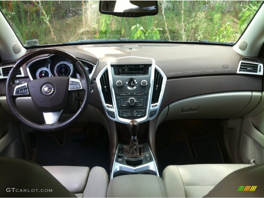 2011 SRX 4 V6 AWD - Gold Mist Metallic / Shale/Brownstone photo #9