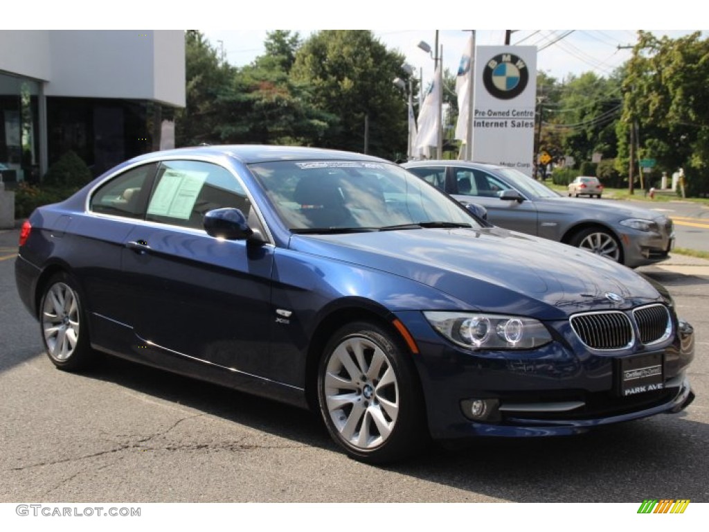 2011 3 Series 328i xDrive Coupe - Deep Sea Blue Metallic / Saddle Brown Dakota Leather photo #3