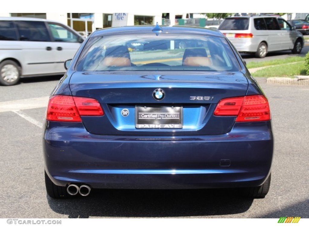 2011 3 Series 328i xDrive Coupe - Deep Sea Blue Metallic / Saddle Brown Dakota Leather photo #6