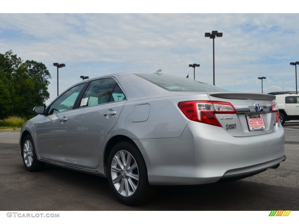 2013 Camry Hybrid XLE - Classic Silver Metallic / Light Gray photo #24