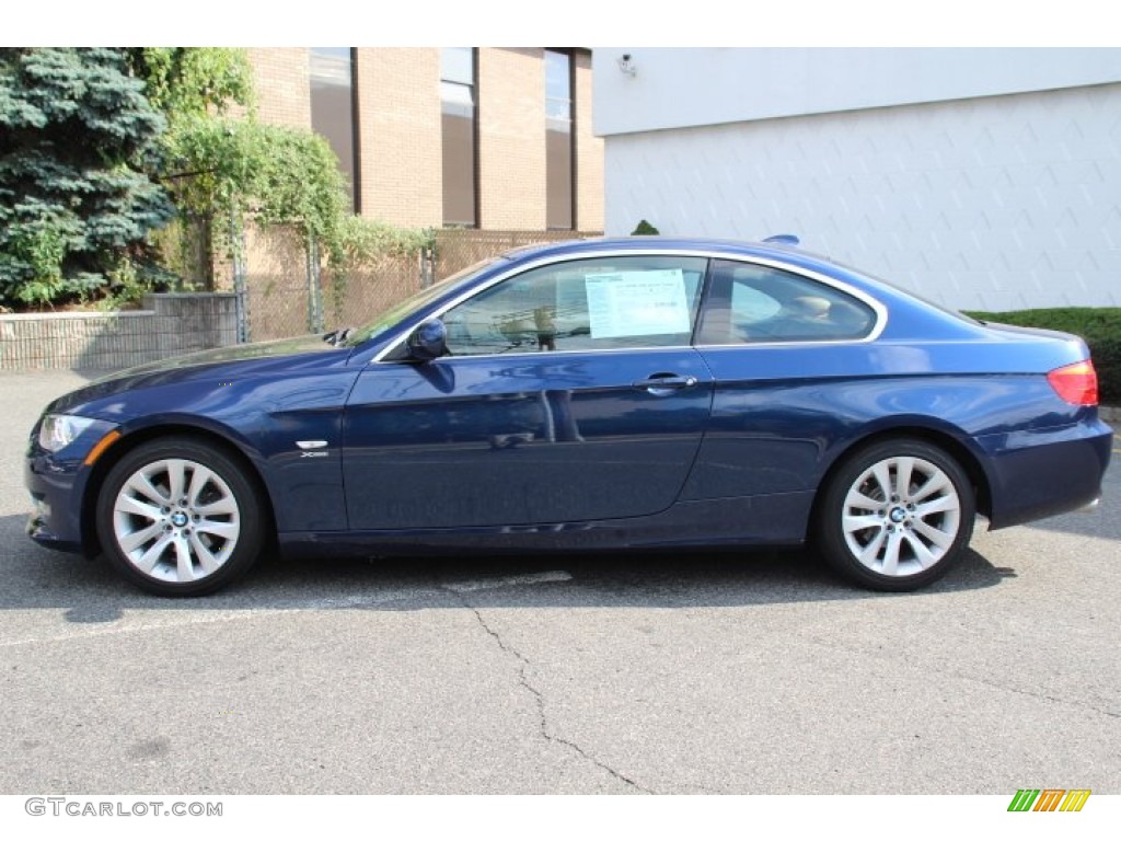 2011 3 Series 328i xDrive Coupe - Deep Sea Blue Metallic / Saddle Brown Dakota Leather photo #8