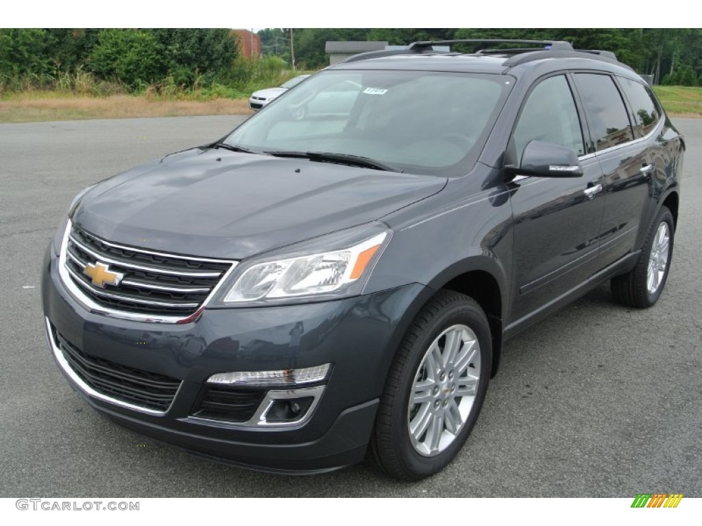 Cyber Grey Metallic 2014 Chevrolet Traverse LT Exterior Photo #84338190