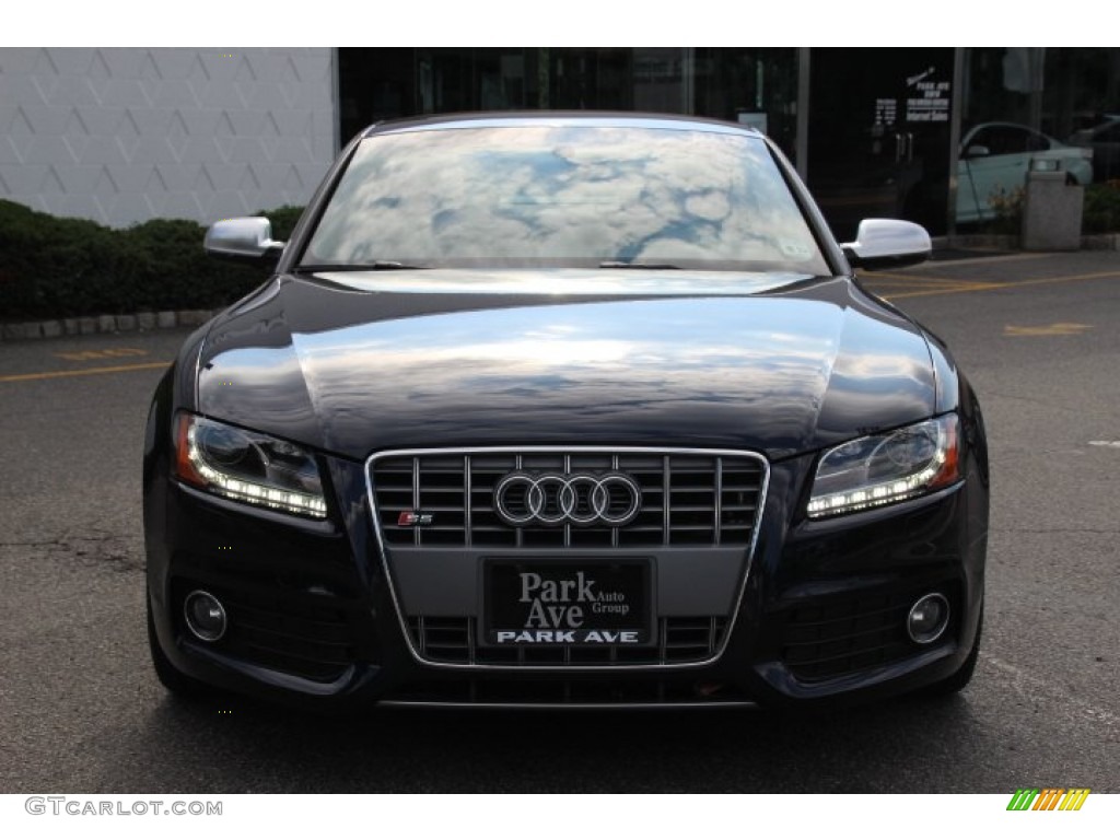 2010 S5 4.2 FSI quattro Coupe - Deep Sea Blue Pearl Effect / Magma Red Silk Nappa Leather photo #2