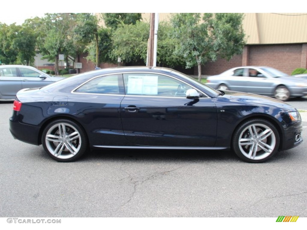 2010 S5 4.2 FSI quattro Coupe - Deep Sea Blue Pearl Effect / Magma Red Silk Nappa Leather photo #4
