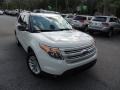 2011 White Suede Ford Explorer XLT  photo #1