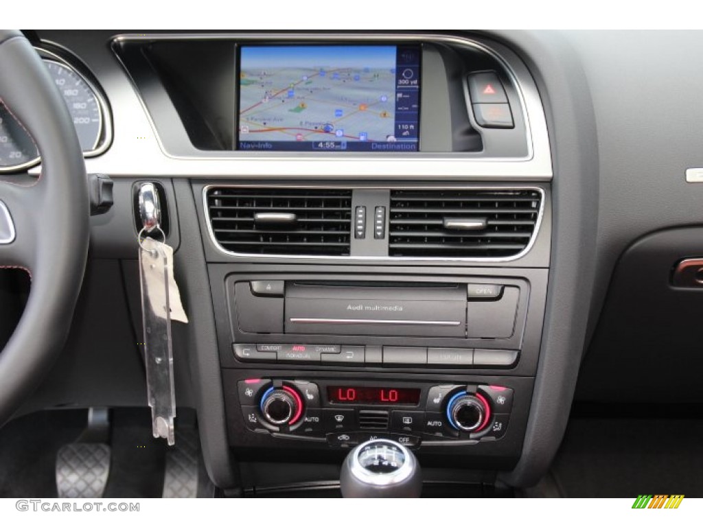 2010 S5 4.2 FSI quattro Coupe - Deep Sea Blue Pearl Effect / Magma Red Silk Nappa Leather photo #14