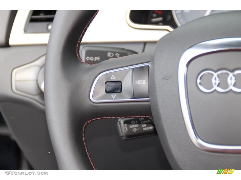 2010 S5 4.2 FSI quattro Coupe - Deep Sea Blue Pearl Effect / Magma Red Silk Nappa Leather photo #17