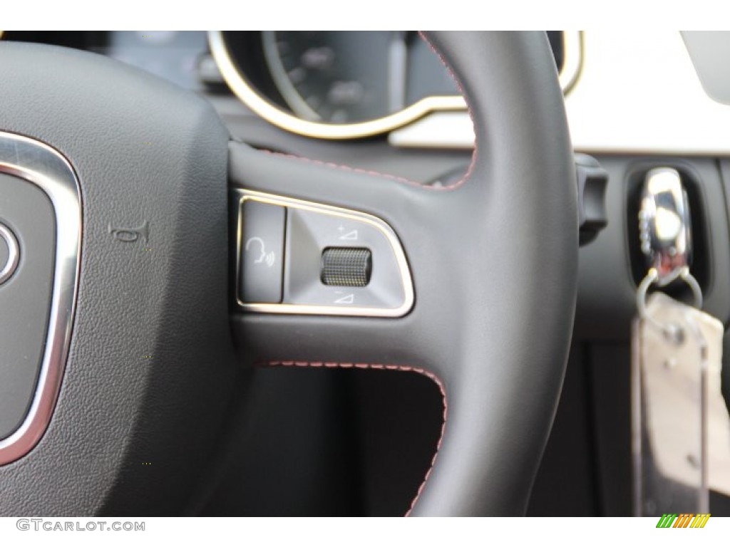 2010 S5 4.2 FSI quattro Coupe - Deep Sea Blue Pearl Effect / Magma Red Silk Nappa Leather photo #18