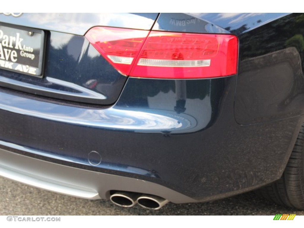 2010 S5 4.2 FSI quattro Coupe - Deep Sea Blue Pearl Effect / Magma Red Silk Nappa Leather photo #22
