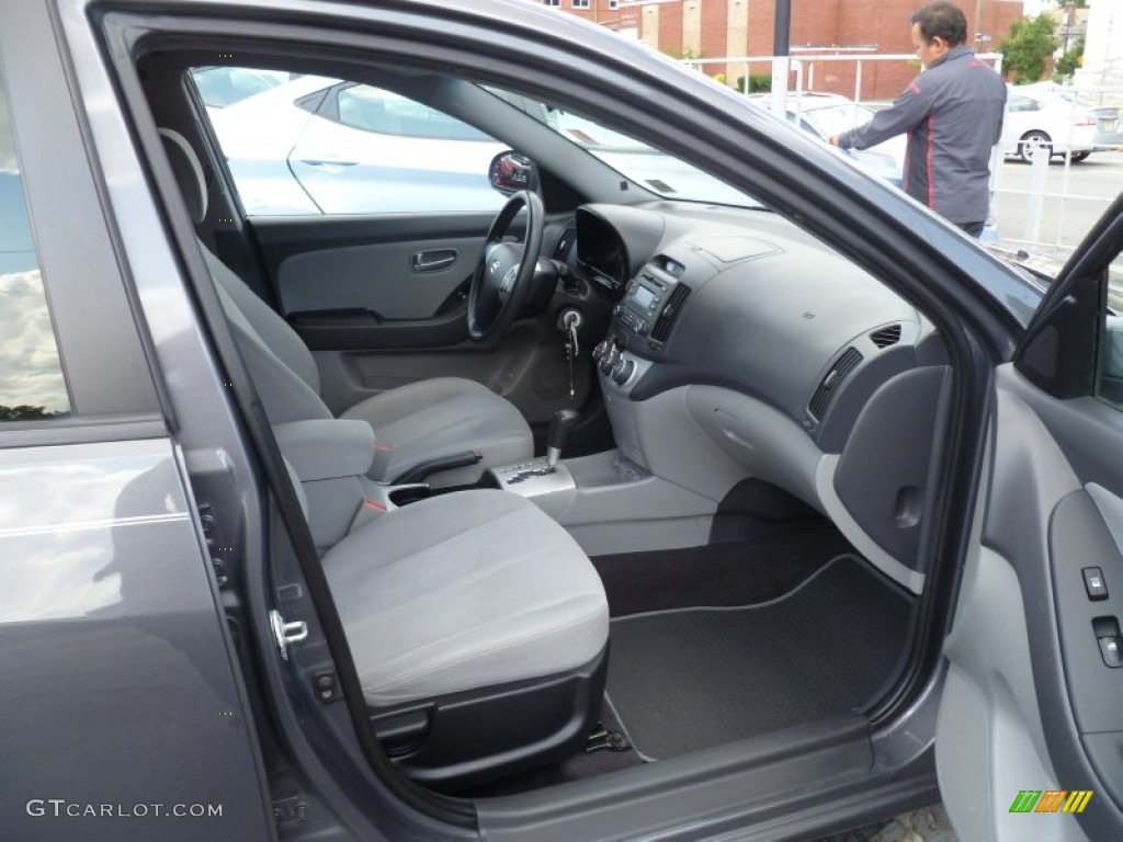 2009 Elantra GLS Sedan - Carbon Gray / Gray photo #9